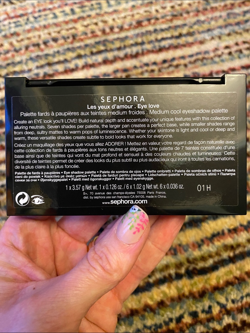 Sephora 'Eye Love' Medium Cool Eyeshadow Palette - Picture 3 of 5